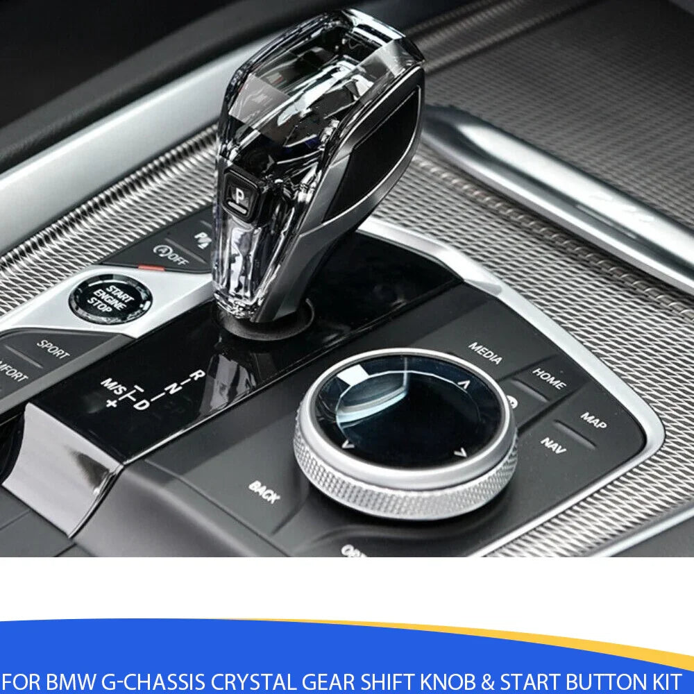 Crystal Gear Shift & Start Button for BMW G20 G05 G07 G29 LHD – SPCRSO