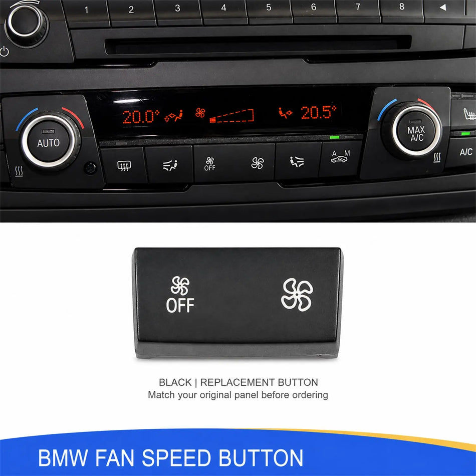 SPCRSO Climate Control Fan Speed Button for BMW 1 2 3 4 Series M2 M3 M4 F20 F21 F22 F23 F30 F31 F34 F32 F33 F36 F80 F82 F83 F87