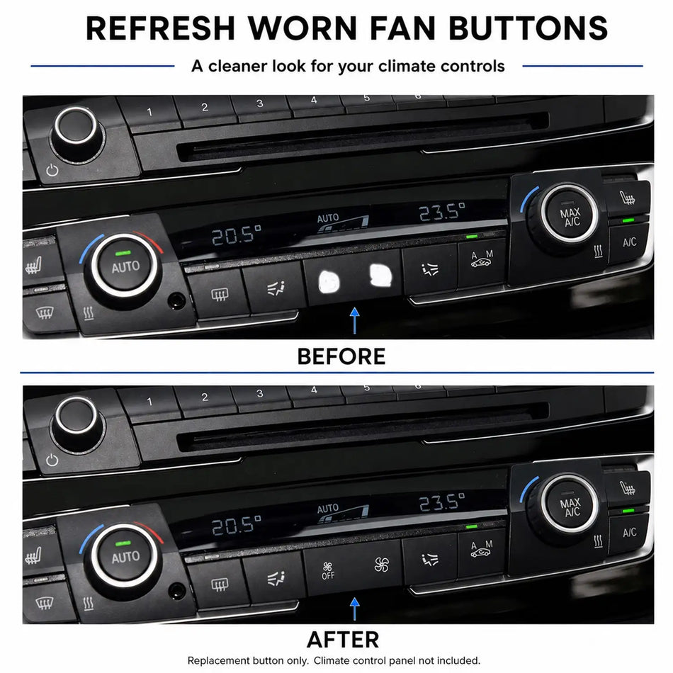 SPCRSO Climate Control Fan Speed Button for BMW 1 2 3 4 Series M2 M3 M4 F20 F21 F22 F23 F30 F31 F34 F32 F33 F36 F80 F82 F83 F87