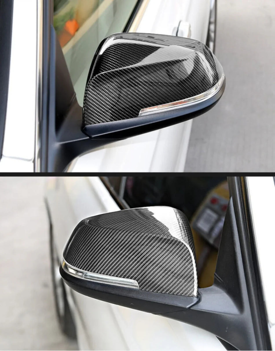 SPCRSO Real Carbon Fiber Side Mirror Covers for BMW 3 Series F30 2014-2018