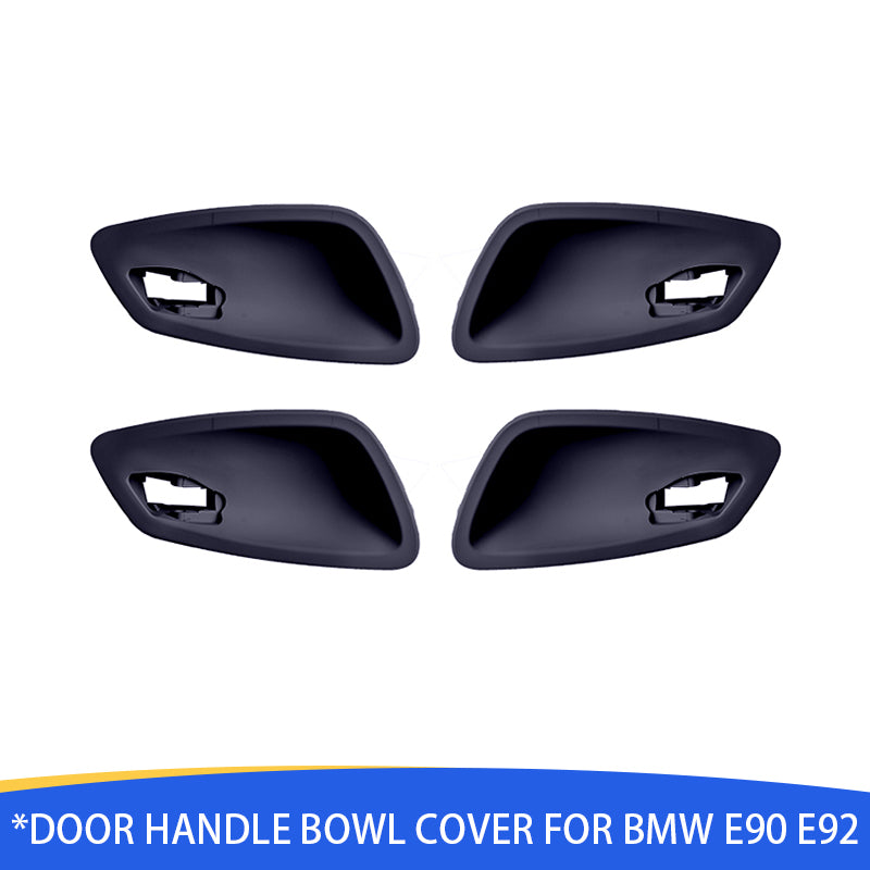 Inner Door Handle Bowl Cover Frame Decor Replacement for BMW 3 Series E90 2005-2012 for BMW E92/E93 Coupe and Convertible 2007-2013 for BMW M3 Coupe and Convertible 2008-2013