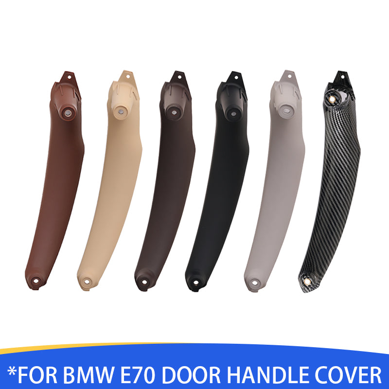 for BMW X5 X6 Door Pull Handle. Inner Door Trim Grab Cover Passenger Side Right Front/left Right Rear Door Armrest Bracket (Fits:BMW X5 2008-2013 and BMW X6 2008-2014) (Leather Cover NOT Inculded)