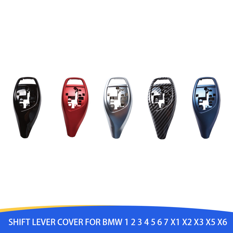 for BMW 1 2 3 4 5 6 7 Series X3 X4 Automotive Center Gear Shift Knob Shift Lever Trim Cover Auto Interior Shift Knobs Cover F30 F10 F02 F25 F26