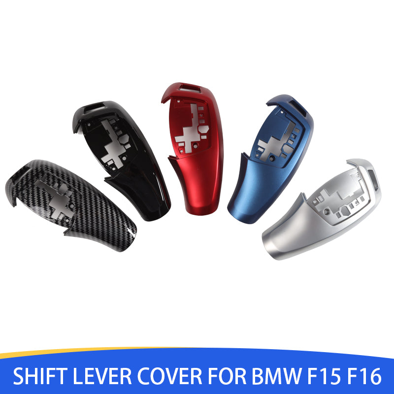 Car Gear Knob Shift Lever Cover Replacement for BMW X5 X6 F15 F16 Chassis 2014-208