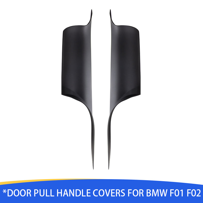 Compatible with BMW 7 Series Door Pull Handle Covers.Left Front and Right Front F01/F02 Door Handle Cover 7 Series Door Panel Trim (Compatible with BMW 730 740 750 760 F01/F02 2008-2014)