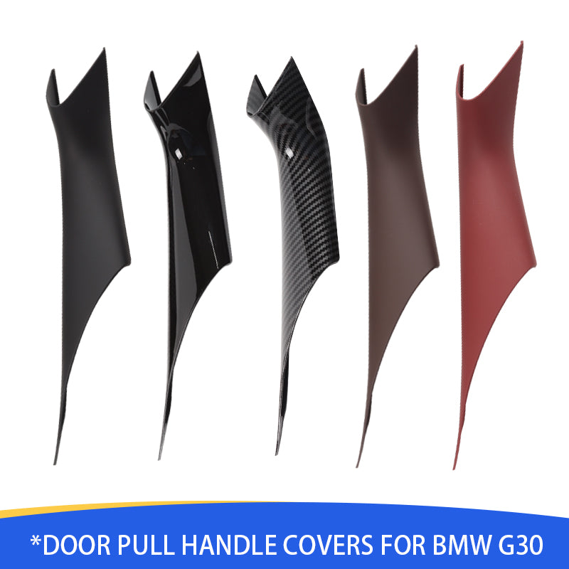 Compatible with BMW 5 Series G30 G31 Door Handle Covers 2017-2022. 2PCS Interior Door Pull Handle Covers Compatible with BMW G30/G31/F90 M5 518d.520d.520i.525d.530d.530e.530i.540dX.540i.M550dX