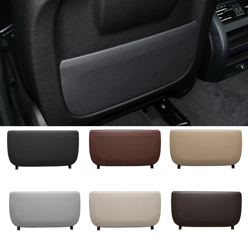 Compatible with BMW Seat Back Pocket Cover. Genuine Leather Back Seat Pocket Cover Backrest Seat Panel Cover Replacement Compatible with BMW 5 Series F10 F11 F07. 7 Series F01 F02