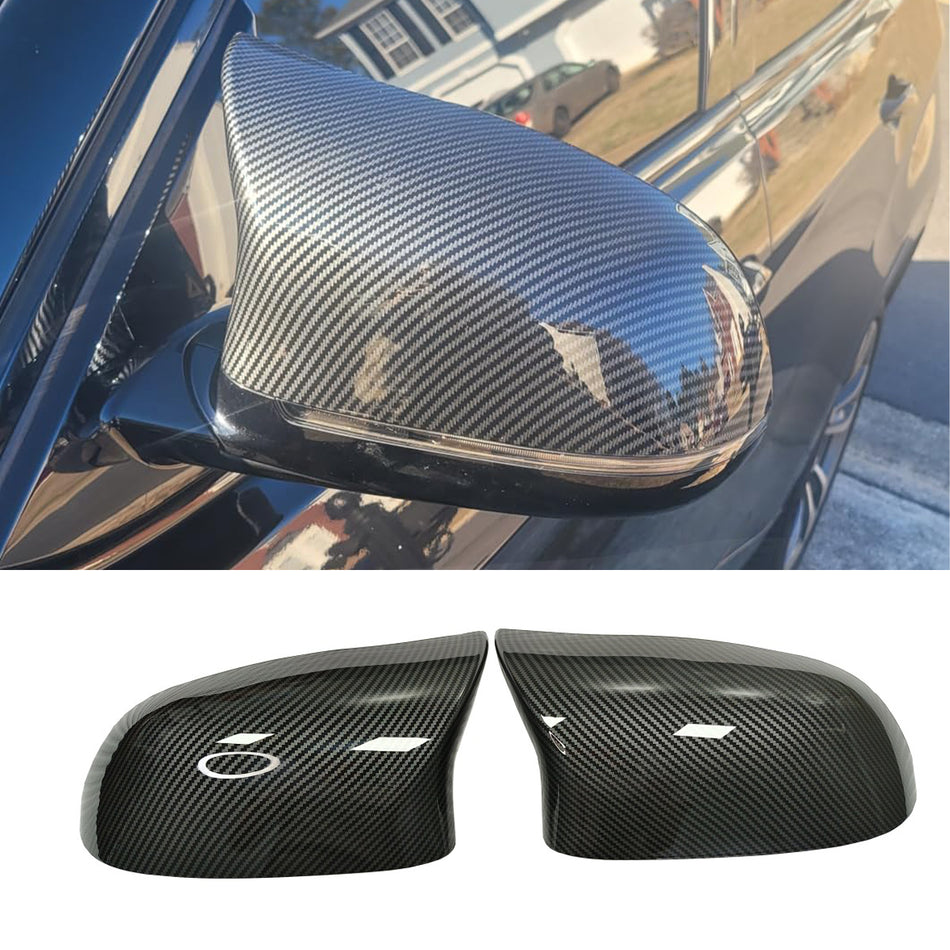 Replacement for Door Rearview Mirror Cover Cap BMW X3 F25 X4 F26 X5 F15 X6 F16 2014 2015 2016 2017 2018 Side Mirror Cover Cap Trim