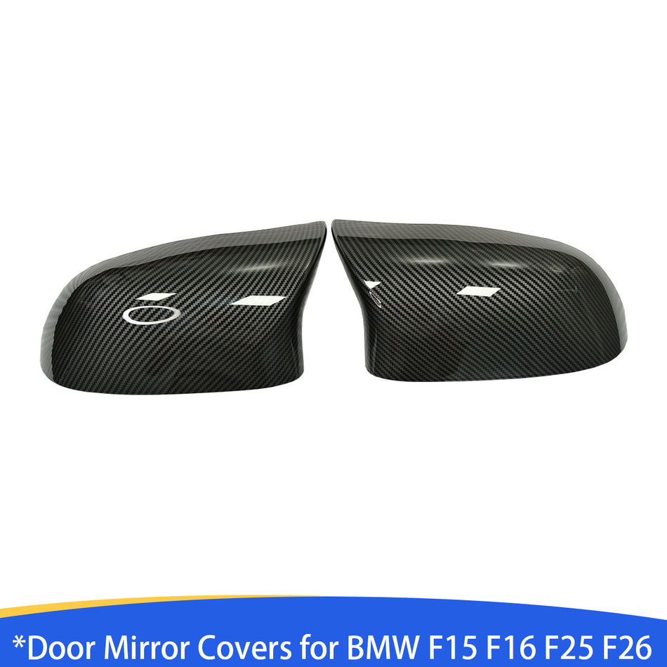 Replacement for Door Rearview Mirror Cover Cap BMW X3 F25 X4 F26 X5 F15 X6 F16 2014 2015 2016 2017 2018 Side Mirror Cover Cap Trim