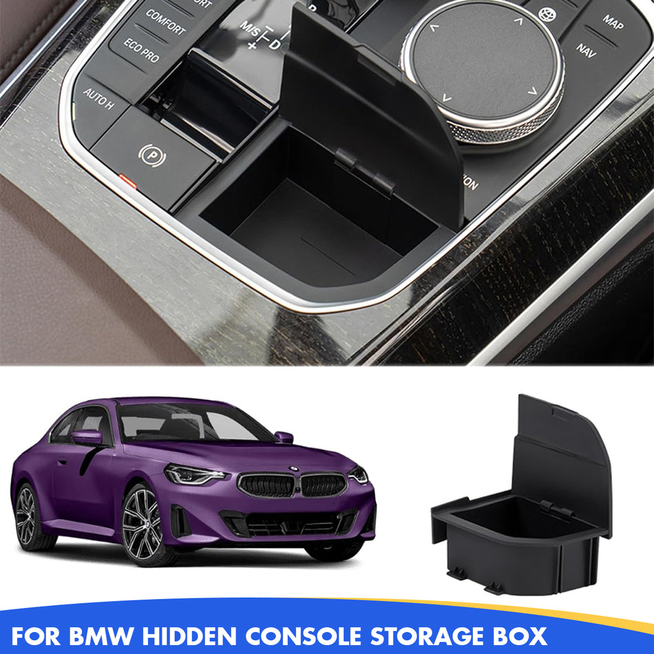 SPCRSO Center Console Organizer Compatible with BMW 1 2 3 4 Series X3 X4 F40 F44 G20 G21 G22 G23 G24 G26 G01 G02 M4 G82 M3 G80 i4 i3 LHD Modification ABS Hidden Storage Box