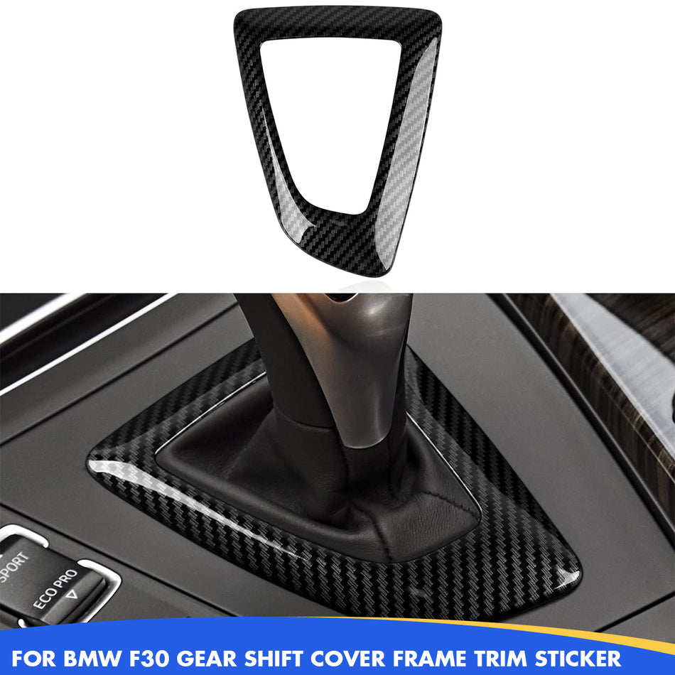 Car Gear Shift Frame Cover Trim Sticker Decals fit for BMW F20 F21 F22 F23 F30 F31 F32 F33 F34 F35 F36 Accessories (Style C)