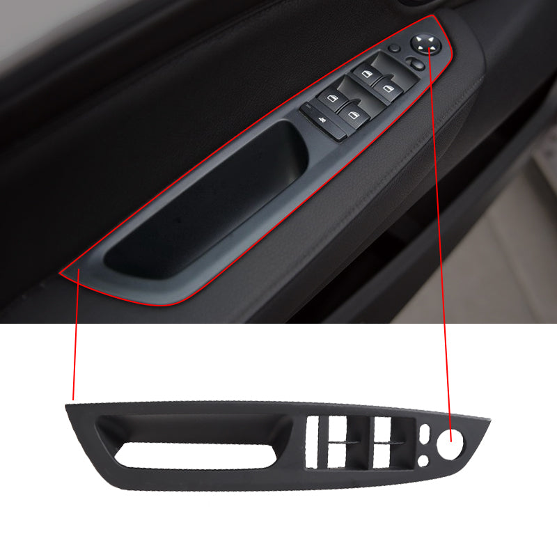 Car Interior Door Handle Inner Panel Pull Trim Cover Window regulator panel for BMW X5 E70 E71 X6 E71 E72 (Driver Side- Left)