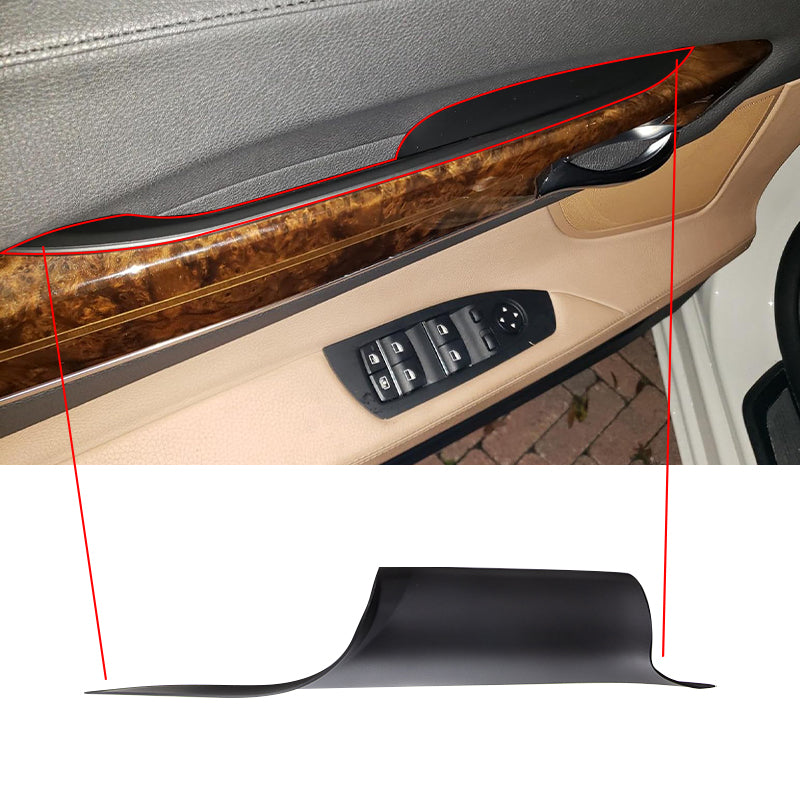 Compatible with BMW 7 Series Door Pull Handle Covers.Left Front and Right Front F01/F02 Door Handle Cover 7 Series Door Panel Trim (Compatible with BMW 730 740 750 760 F01/F02 2008-2014)