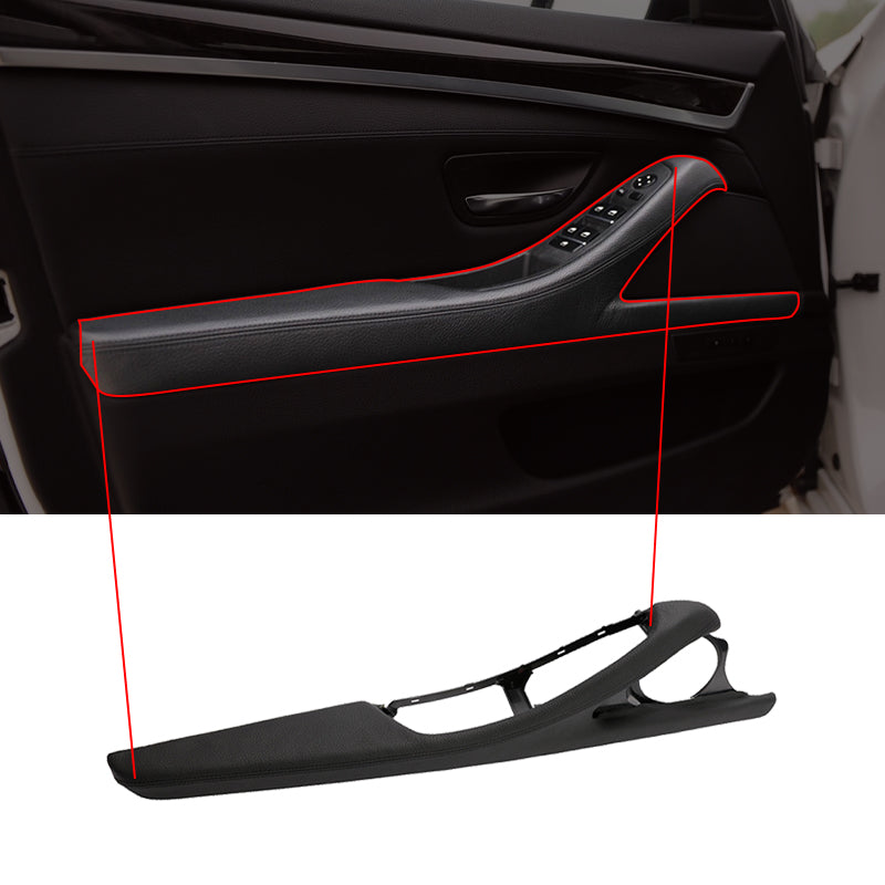 Left main driver's armrest assembly LHD door inner handle for BMW 5 series F10 F11 F18 520l 525li Car door armrest frame bracket