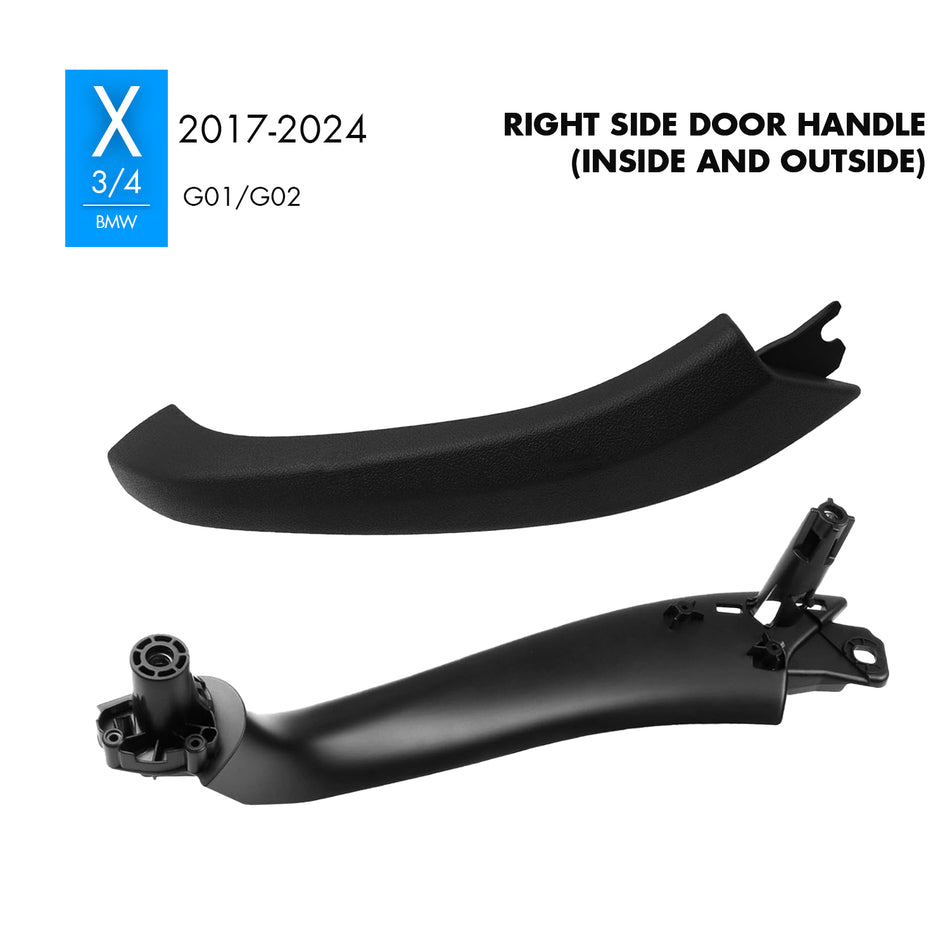 SPCRSO BMW X3 G01/X4 G02 Side Door Handle Cover – ABS Plastic, Anti-Scratch & Easy Install (2017–2024)