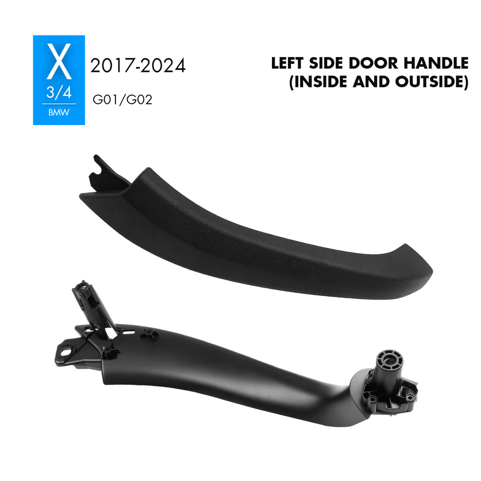 SPCRSO BMW X3 G01/X4 G02 Side Door Handle Cover – ABS Plastic, Anti-Scratch & Easy Install (2017–2024)