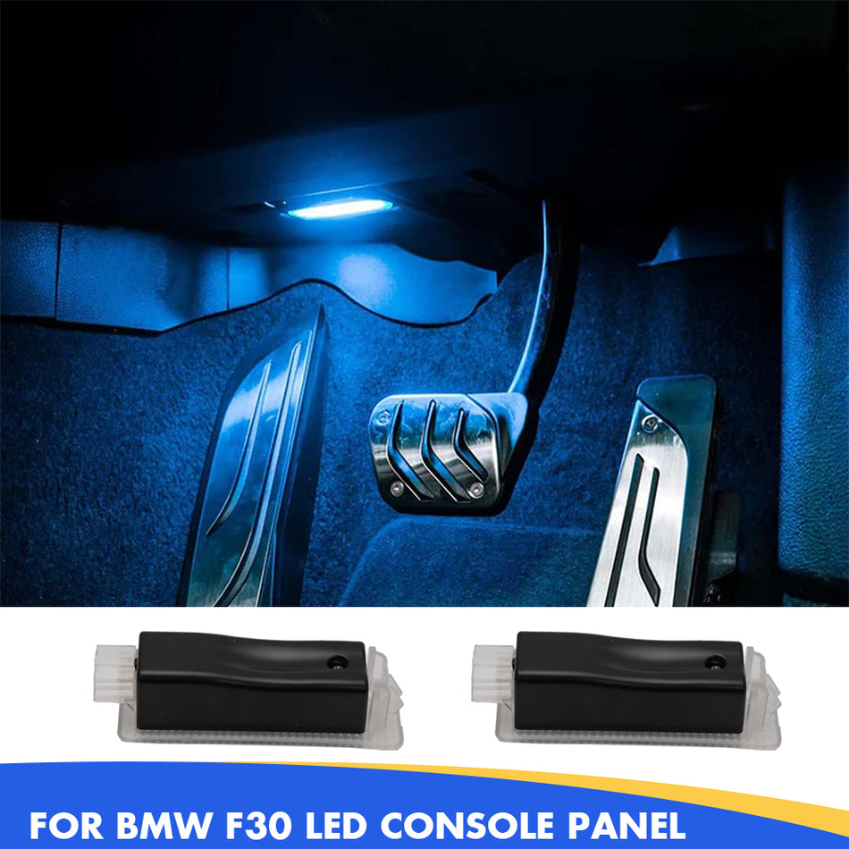 Compatible with BMW LED Footwell Ambient Light for 1 Series F20, 2 Series F22, 3 Series F30, 4 Series F32, 5 Series F10, 7 Series F01, X3 F25, X4 F26 | Under Dash LED Atmosphere Lighting for Interior