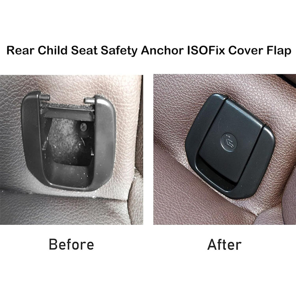 BMW Child Seat Anchor Cover, Rear Seat Safety Belt Isofix Anchor Cover for BMW 1 Series E81 E82 F20 F21, 2 Series F22 F87 F23, 3 Series E90 E91 F30 F31 F34 F80, X1 E84