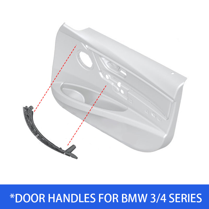 Car Retrofit Interior Inner Door Handle Panel Pull Trim Cover for BMW 3 Series F30 F31 316d 318d 320i 325d 328 330 Beige Black