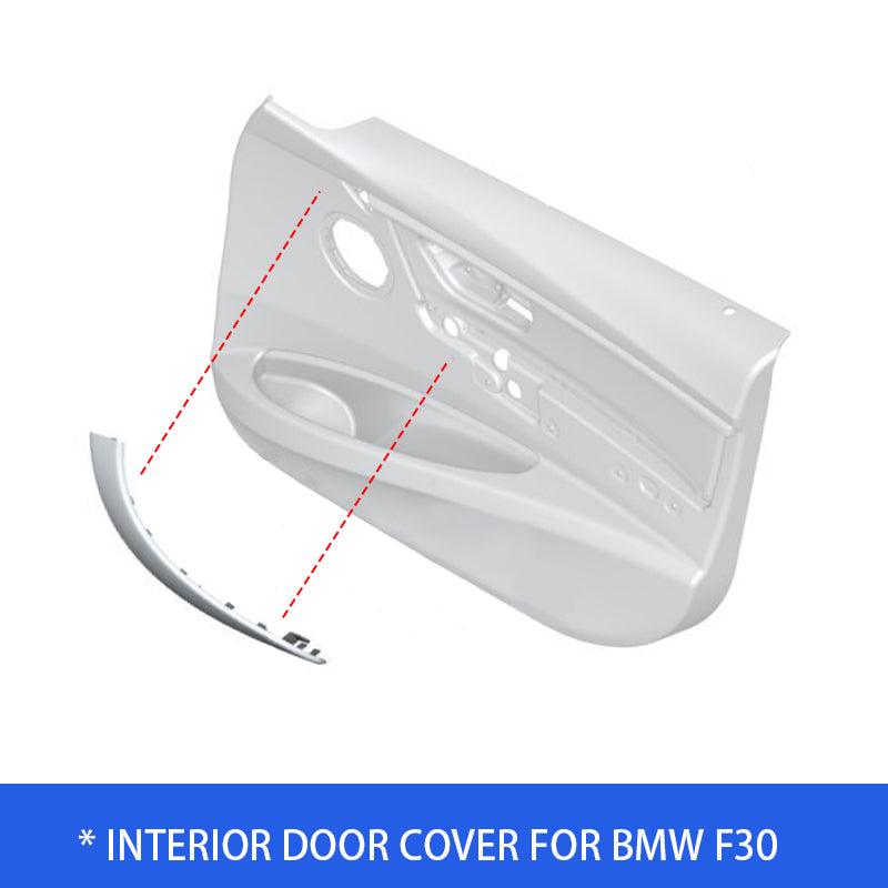 SPCRSO 2Pcs Car Inner Handle Interior Door Panel Pull Trim Cover left Right For BMW 3 series F30 F31 316d 318d 320i 325d 328 330