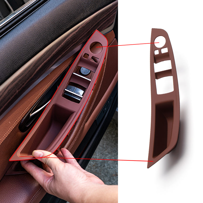 Inner Door Pull Handle Panel Cover. Covering Panel for BMW 5 Series F10/F11 Models. no-disassembly car Door. Suitable for BMW 520. 523. 525. 528. 530. 535 from 2011 to 2017