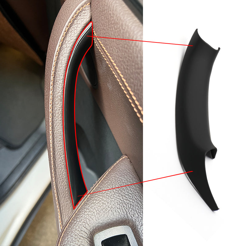 SPCRSO Compatible with BMW X3/X4 Door Handle Covers.4PCS Door Pull Handle Covers for BMW X3 F25 2010-2016. X4 F26 2014-2017. Left/Right Side Door Handle Interior Door Pull Handle