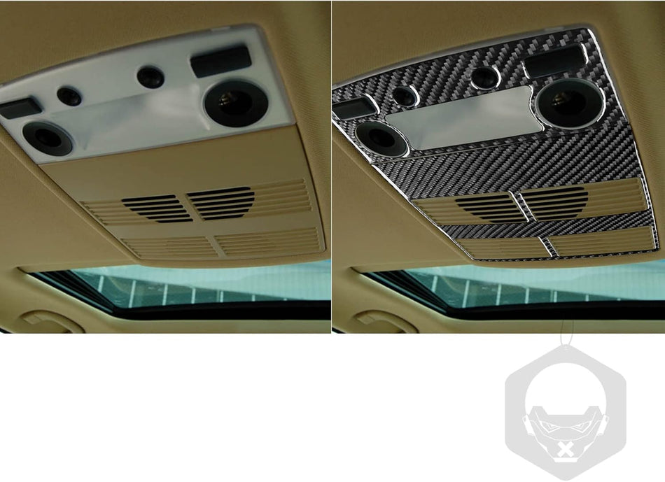 <tc>SPCRSO</tc> Heckscheinwerfer aus echtem Carbon & Lautsprecher-Zierblende – Passend für <tc>BMW</tc> 5er-Reihe E60 (2004–2010) – Premium-Innendekorationssatz, einfache Installation, schwarzes Finish