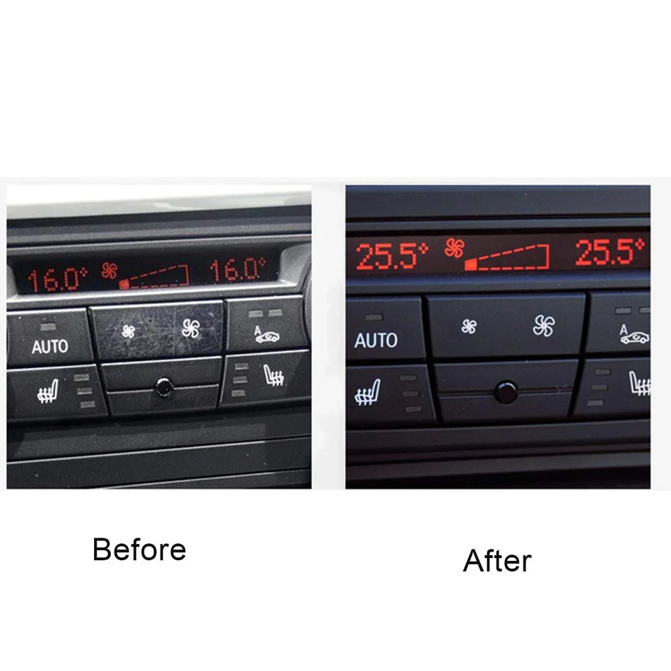 SPCRSO A/C Climate Control Fan Speed Button Replacement Compatible with BMW 1 Series E81/E87/E88/E82, 3 Series E90/E91/E92/E93, X1 E84, X3 F25, X4 F26 (1 PCS)