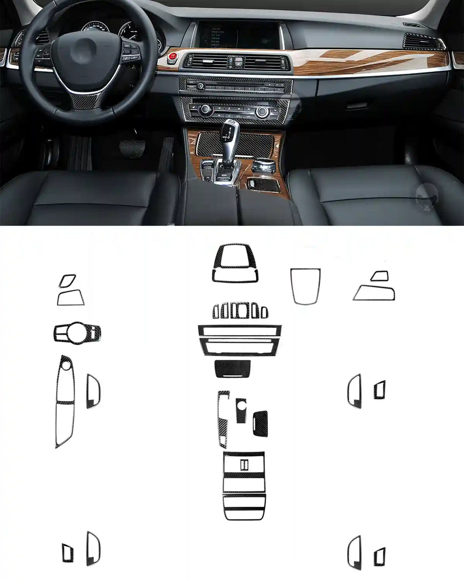 BMW 5 Series F10 Interior Upgrade Kit — No Disassembly Required (2011–2017)