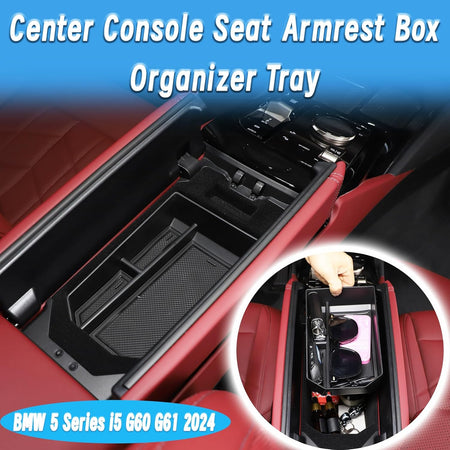 BMW 5 Series G60 G61 and i5 center armrest organizer tray