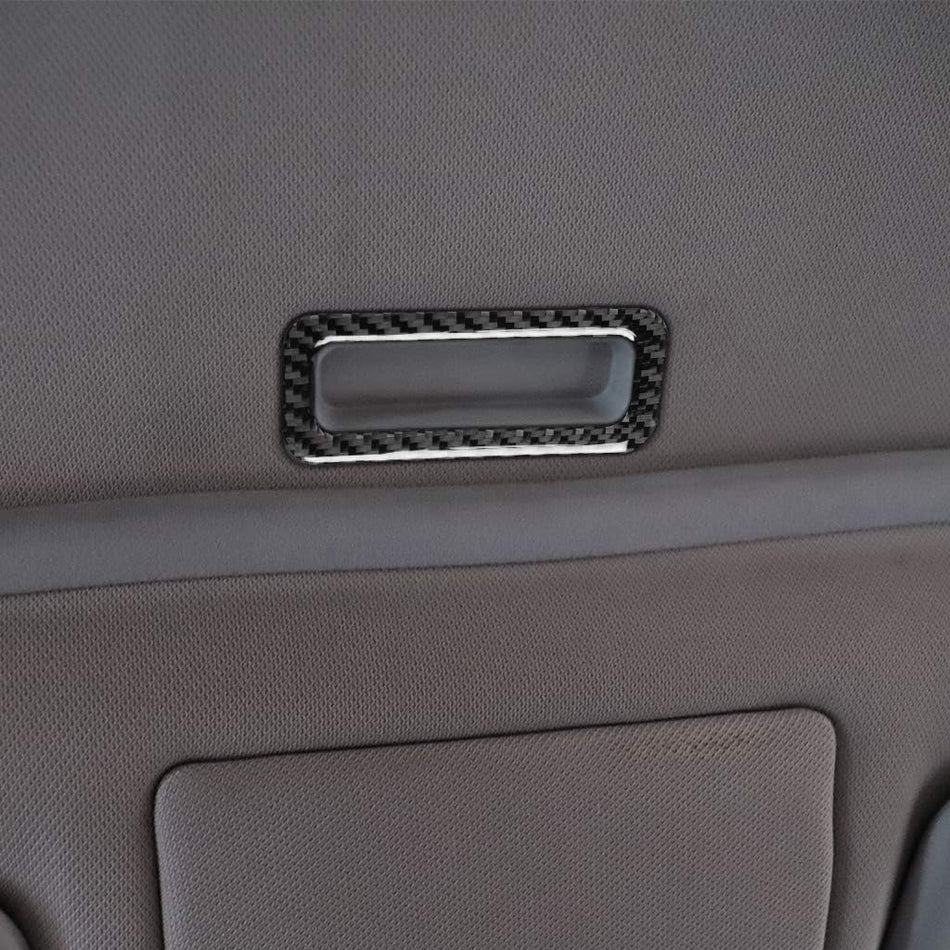 SPCRSO Carbon Fiber Sunroof Pull Handle Trim Compatible with BMW 3 Series E46 1998–2006 – Interior Roof Panel Frame Cover