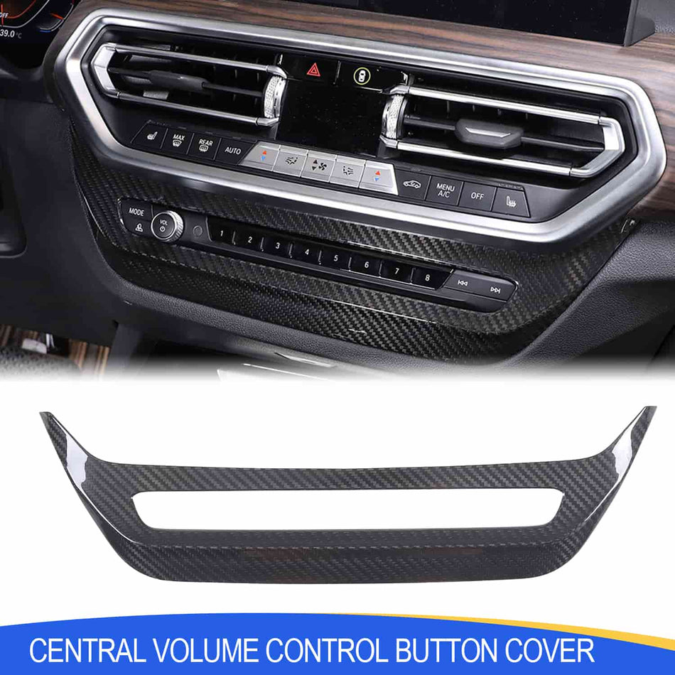 SPCRSO Genuine Carbon Fiber Center Console Trim Panel for BMW X3 G01 2022+