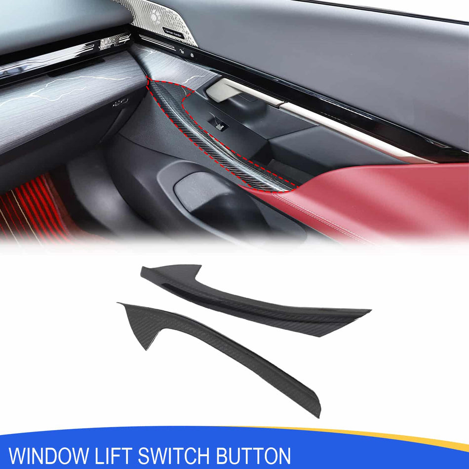 SPCRSO Real Carbon Fiber Switch Panel Trim for BMW 5 Series G60 (2024+)