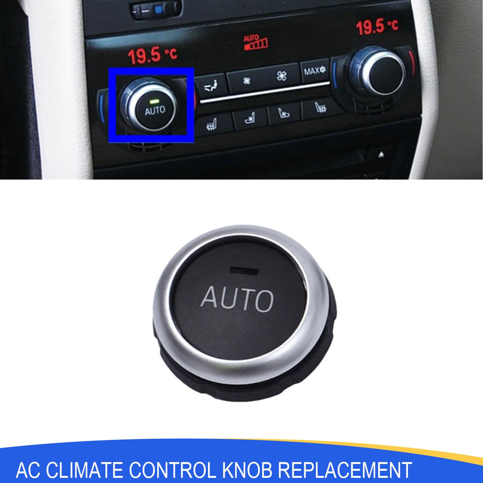 BMW AC Climate Control Knob Replacement for 5 Series F10 F07 GT 6 Series F12 F13 7 Series F01 X5 F15 X6 F16