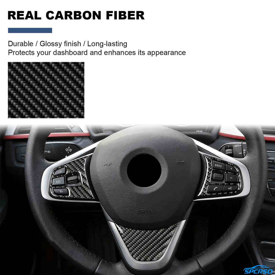 SPCRSO Real Carbon Fiber Interior Trim for BMW X1 F48 / X2 F39 2016-2021 – Dashboard & Interior Upgrade Kit