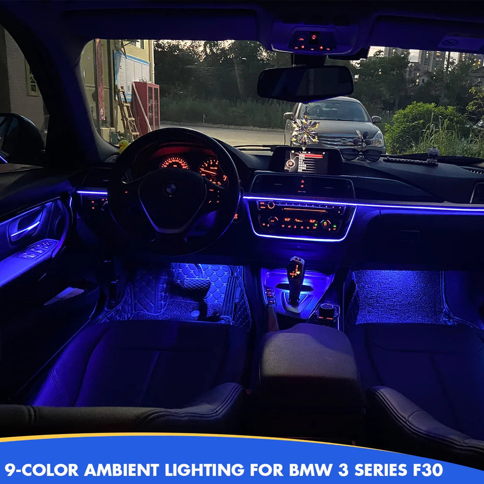 LED Light Car Decoration Interior Lights décoratifs Éclairage RVB pour BMW F30 ACCESSOIRES AUTO ACCESSOIRES DE NÉRO