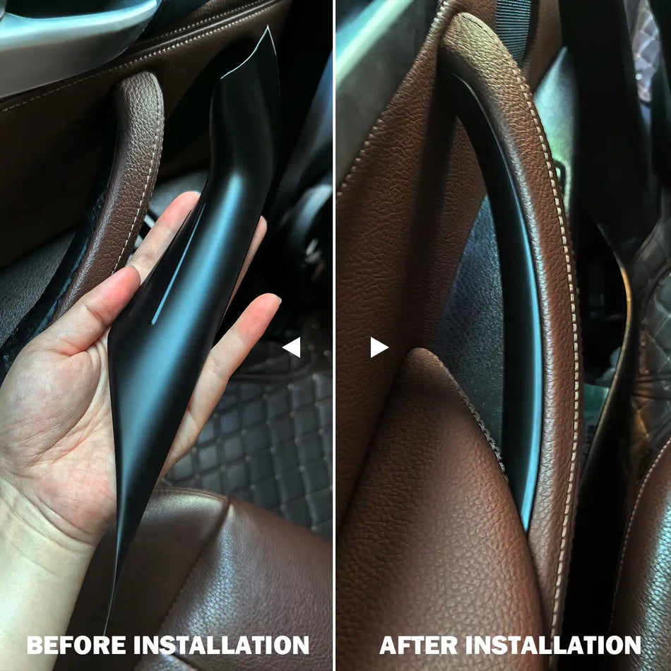 Pour <tc>BMW</tc> Couvre-poignées de porte X5 E70/X6 E71 – Ensemble de 3 pièces pour <tc>BMW</tc> X5 E70 (2008-2013) & Couvre-poignées de porte intérieures gauche et droite pour X6 E71/E72 (2008-2014)