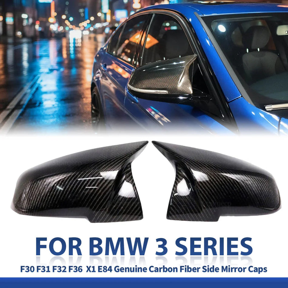 <tc>SPCRSO</tc> Echte Kohlenstofffaser & Ersatz für Spiegelkappen aus geschmiedetem Carbon <tc>BMW</tc> F30/F31/F32/F36/X1 E84