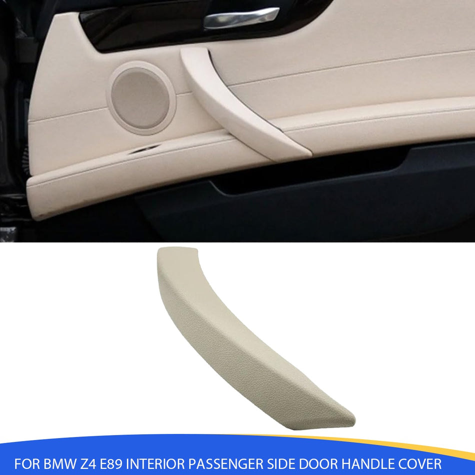 SPCRSO Passenger Side Door Handle Outer Cover for BMW Z4 E89 2009–2016 | Oyster Beige Interior Trim Replacement (Right Side)