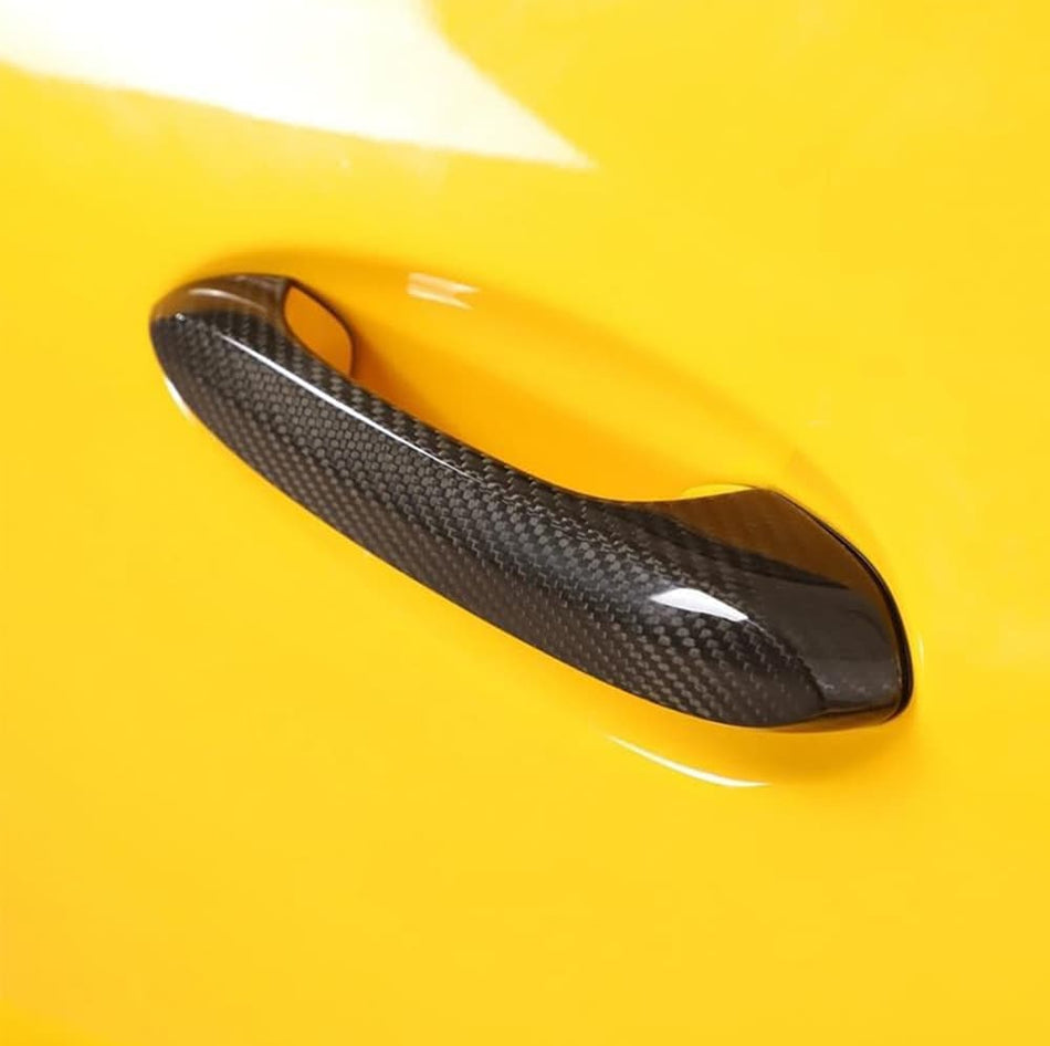 Real Carbon Fiber Exterior Door Handle Trim | BMW Z4 G29 Toyota Supra A90 2019+ SPCRSO