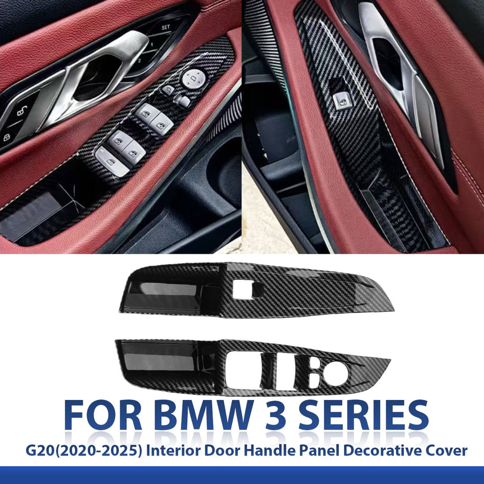 SPCRSO Door Handle Trim with Storage Box for BMW 3 Series G20 G21 (2020–2025) LHD – 2× Front Left & Right Covers