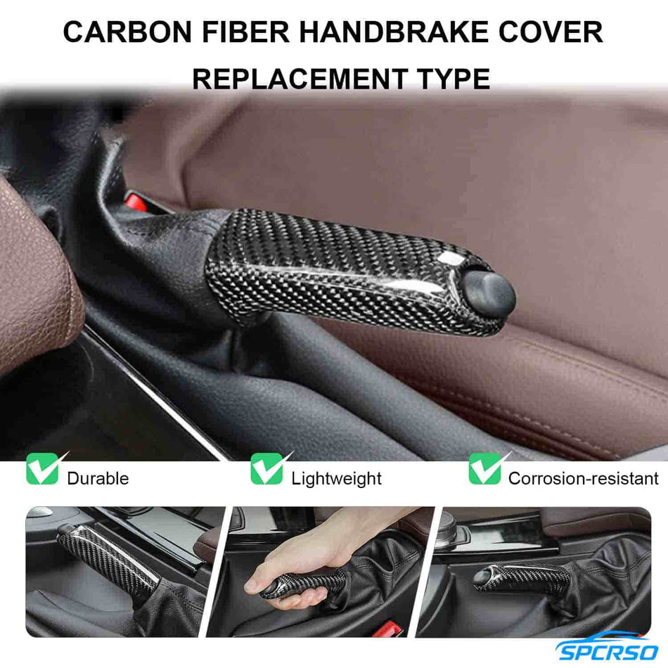 Real Carbon Fiber Handbrake Replacement | BMW 3 4 Series F30-F36 2013-2019 SPCRSO