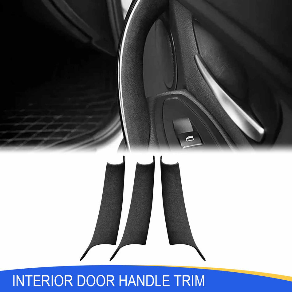 Luxury Suede Door Handle Cover 3PC Kit | 6 Colors Easy Install BMW F15 F16 2014-2018 SPCRSO