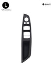 Manija de puerta lateral del conductor SPCRSO para BMW Serie 5 Series.Window Panel de interruptor y reposabrazos de la puerta delantera izquierda, manija de tracción para BMW F10/F11 520 523 525 528 530 535 (2010-2016) (Negro)