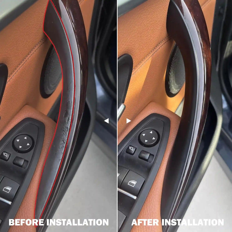 Interior Door Handle Covers for BMW 3 & 4 Series – Fix Sticky Handles, No Disassembly | 2-Piece Set