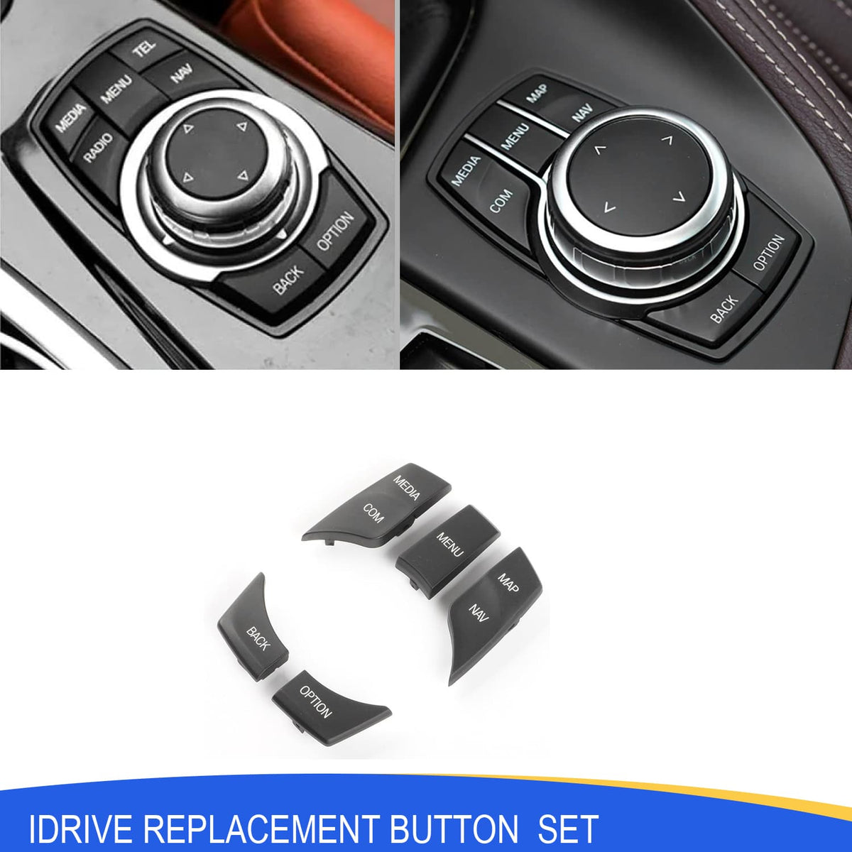 BMW CIC iDrive replacement button trim set.jpg